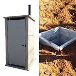 Concrete Panel Toilet System